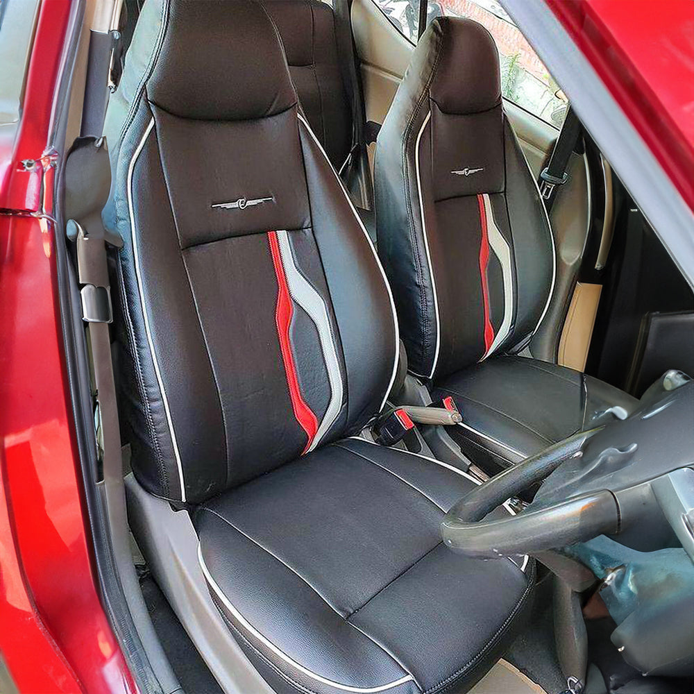Vogue Trip Plus Art Leather Bucket Fitting Car Seat Cover For Hyundai Aura