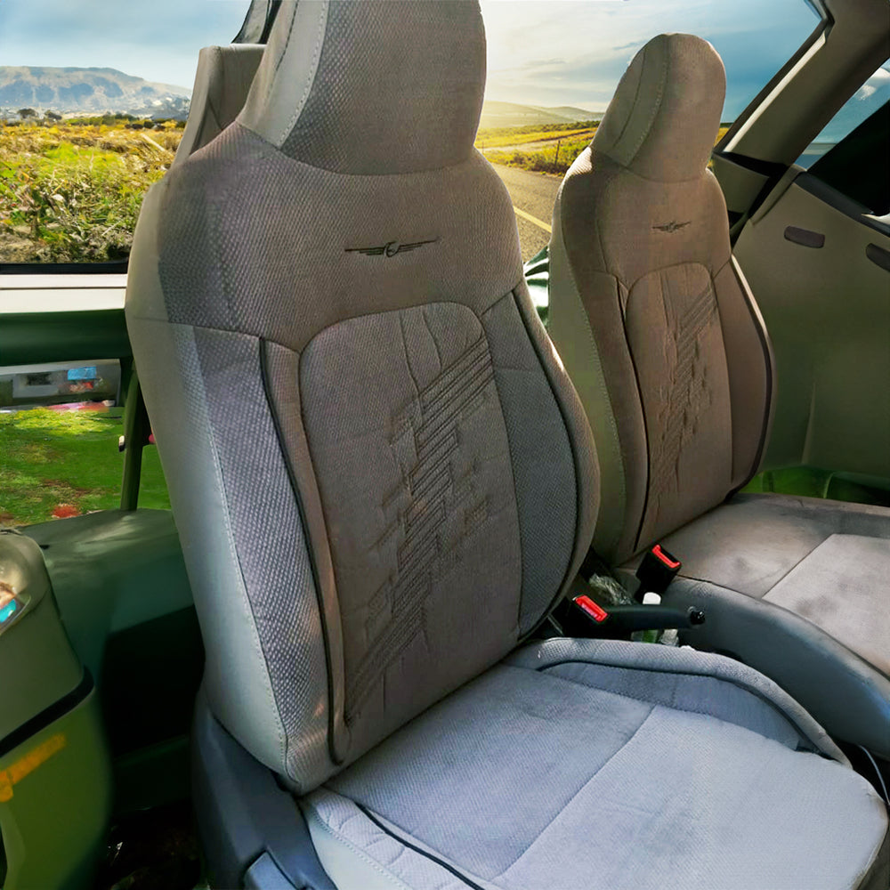 Comfy Z-Dot Fabric Car Seat Cover For Tata Altroz with Free Set of 4 Comfy Cushion