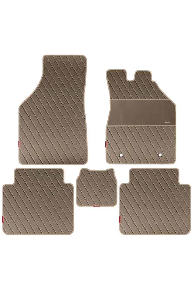 Luxury Leatherette Car Floor Mat For Renault Kiger