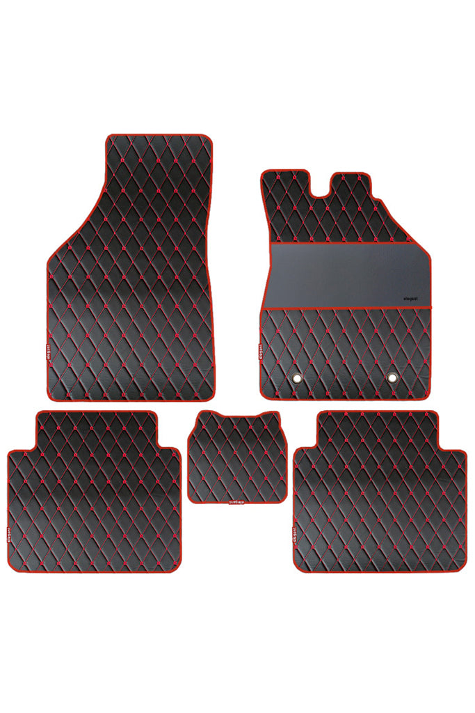 Luxury Leatherette Car Floor Mat For Renault Kiger