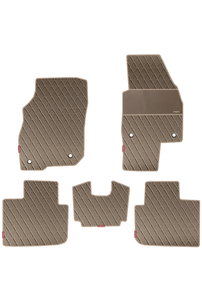 Luxury Leatherette Car Floor Mat For Skoda Kushaq