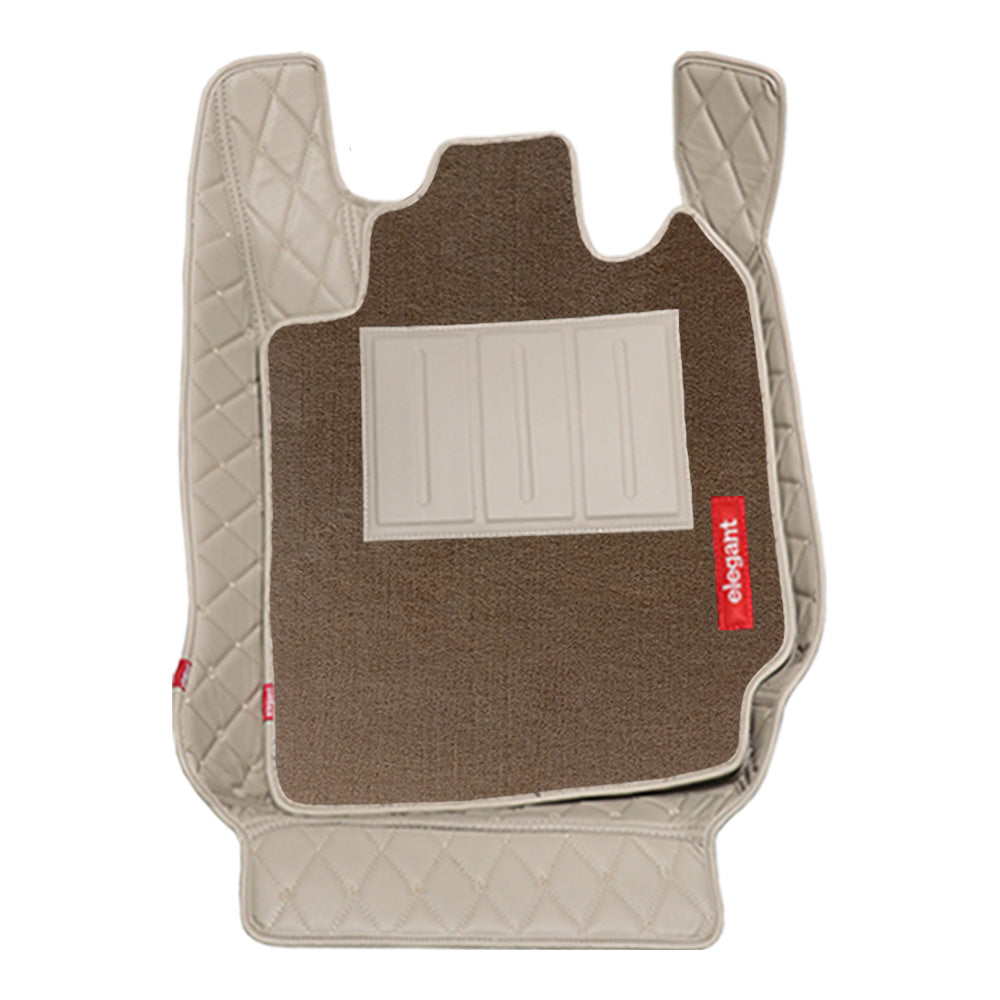 Royal 7D Car Floor Mats Beige For Mahindra Scorpio