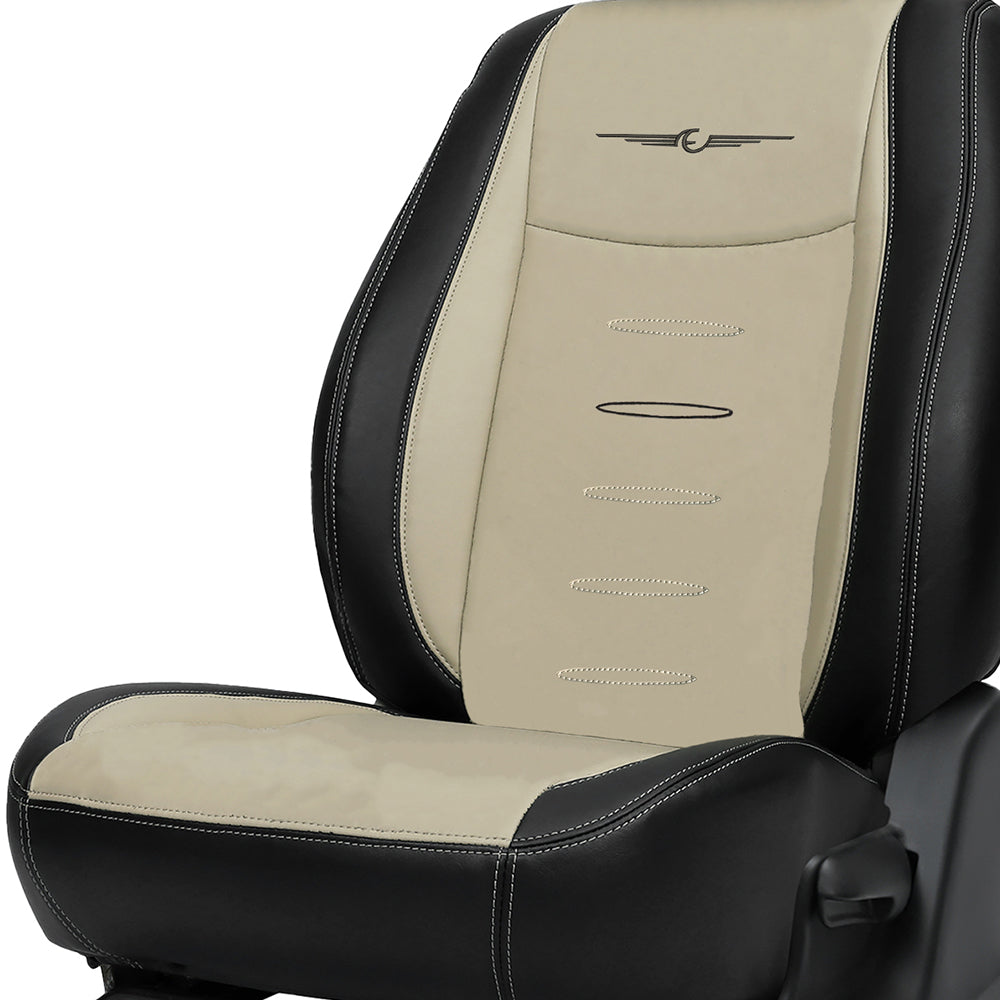 Vogue Oval Plus Art Leather Bucket Fitting Car Seat Cover For Renault Duster