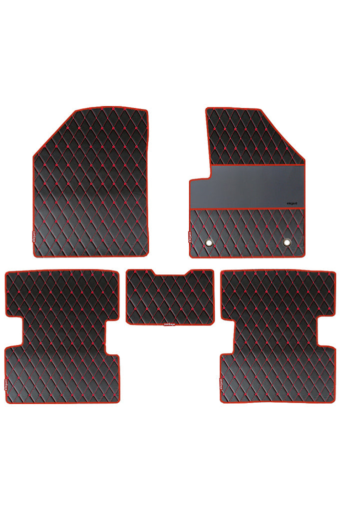 Luxury Leatherette Car Floor Mat For Tata Punch