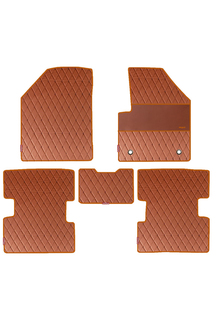 Luxury Leatherette Car Floor Mat For Tata Punch