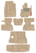 Miami Carpet Car Floor Mat Beige For Mahindra Scorpio