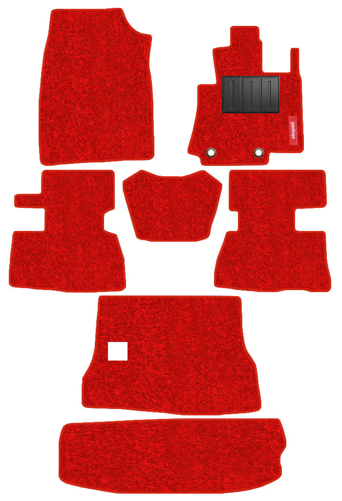 Miami Carpet Car Floor Mat Red For Mahindra Scorpio