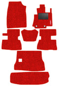 Miami Carpet Car Floor Mat Red For Mahindra Scorpio