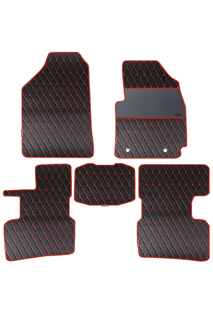 Luxury Leatherette Car Floor Mat For Kia Seltos
