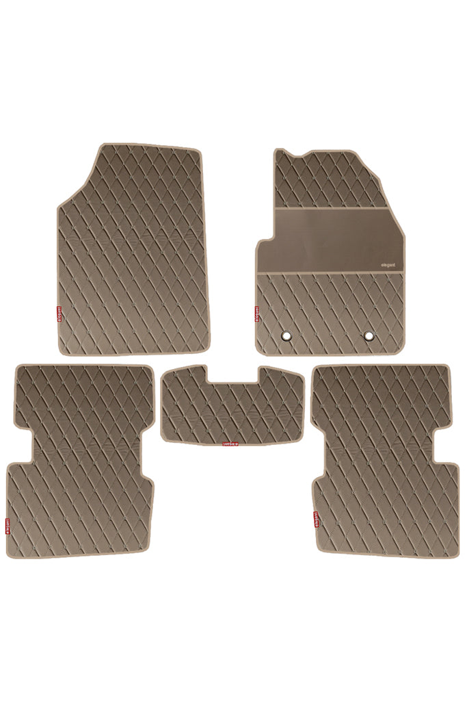 Luxury Leatherette Car Floor Mat For Kia Sonet