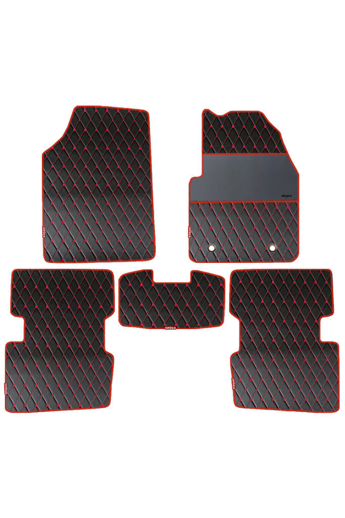 Luxury Leatherette Car Floor Mat For Kia Sonet
