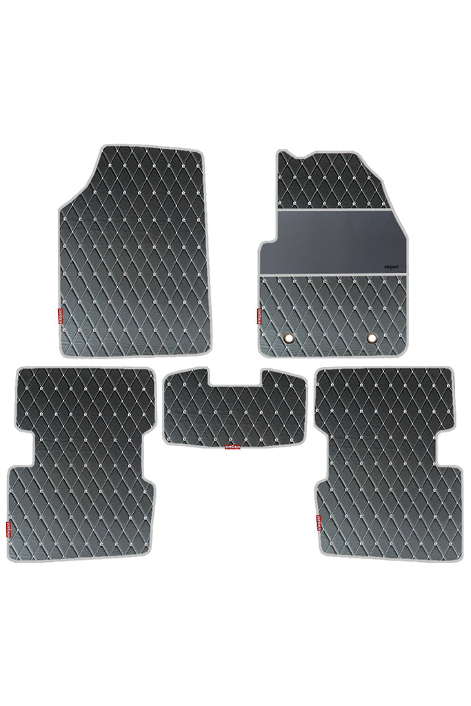 Luxury Leatherette Car Floor Mat For Kia Sonet
