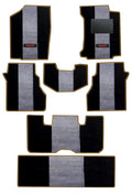 Edge Carpet Car Floor Mat Black and Grey For Maruti Ertiga