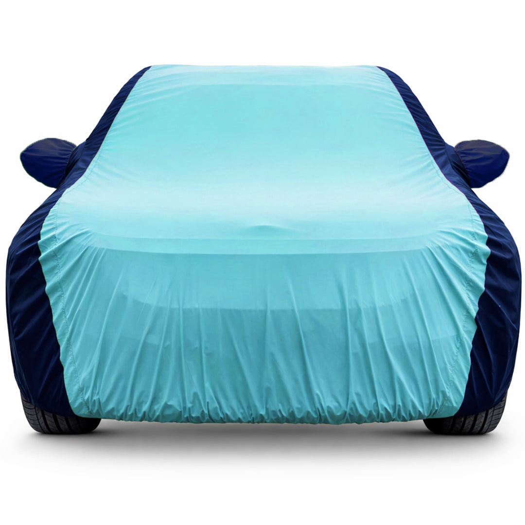 Maruti Baleno 2015-2021 Car Body Cover, Triple Stitched, Heat & Water Resistant with Side Mirror Pockets (SPORTY Series)