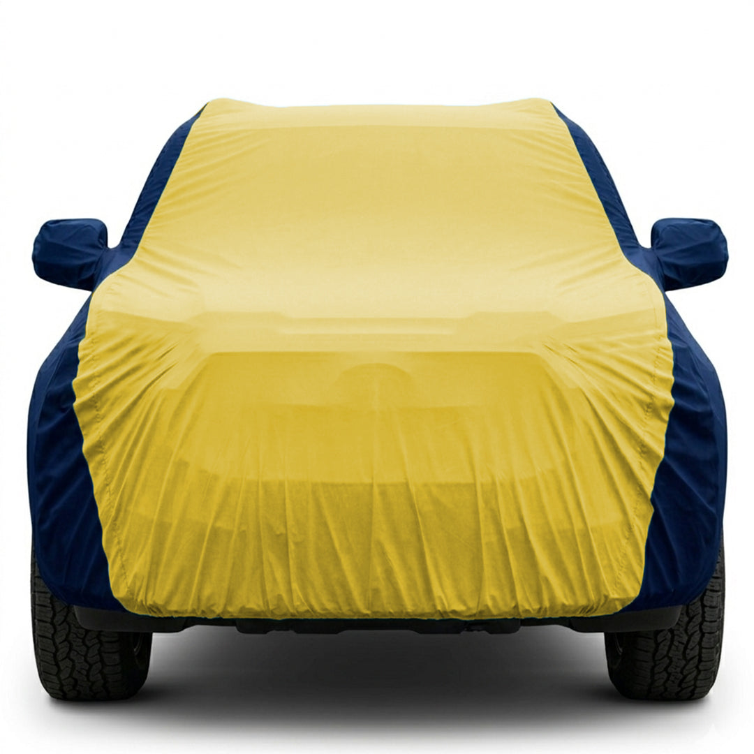 Ford EcoSport Car Body Cover, Triple Stitched, Heat & Water Resistant with Side Mirror Pockets (Sporty Series)