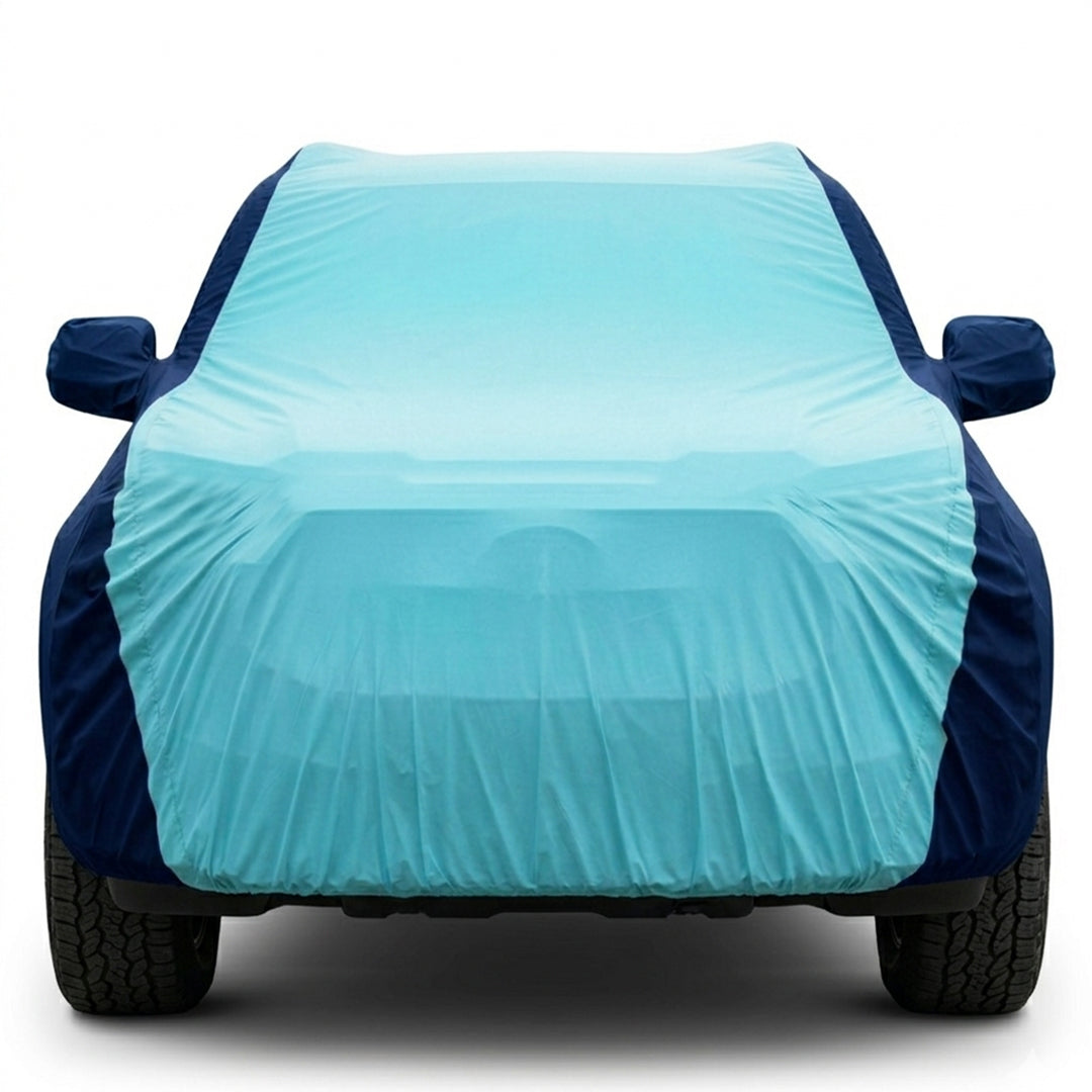 Ford EcoSport Car Body Cover, Triple Stitched, Heat & Water Resistant with Side Mirror Pockets (Sporty Series)