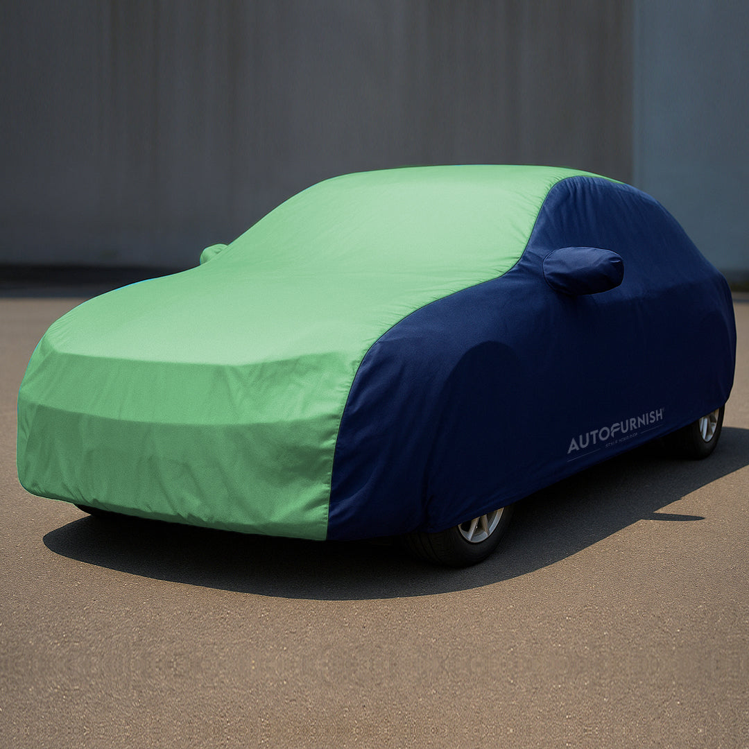 Maruti Vitara Brezza 2021 Car Body Cover, Triple Stitched, Heat & Water Resistant with Side Mirror Pockets (SPORTY Series)
