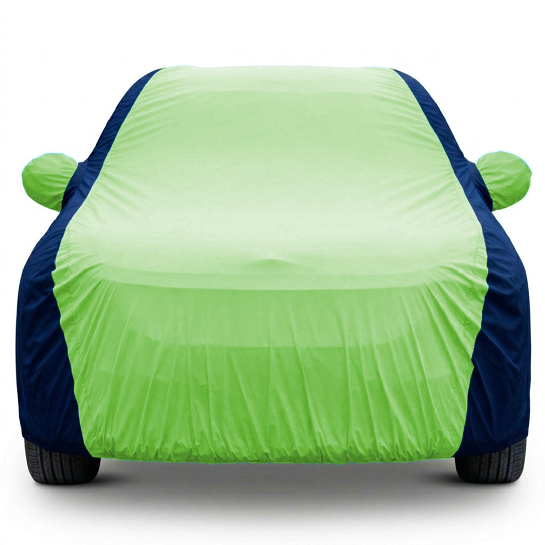 Hyundai Xcent Car Body Cover, Triple Stitched, Heat & Water Resistant with Side Mirror Pockets (SPORTY Series)