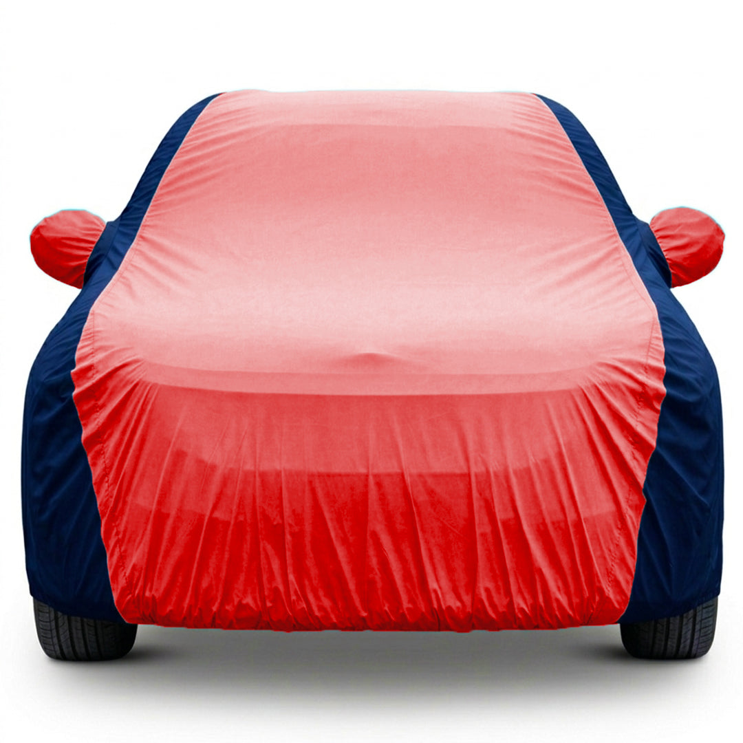 Hyundai Xcent Car Body Cover, Triple Stitched, Heat & Water Resistant with Side Mirror Pockets (SPORTY Series)