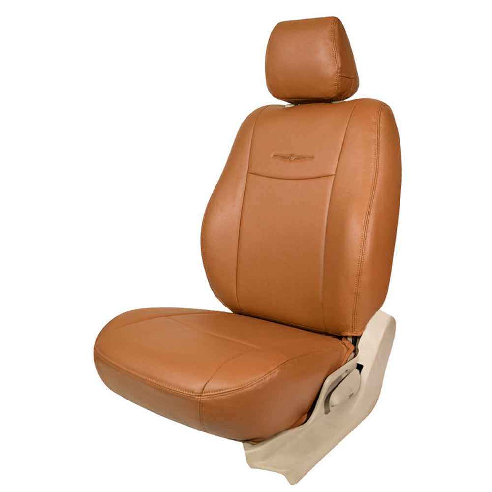 Nappa Uno Art Leather Car Seat Cover Tan For Maruti Brezza