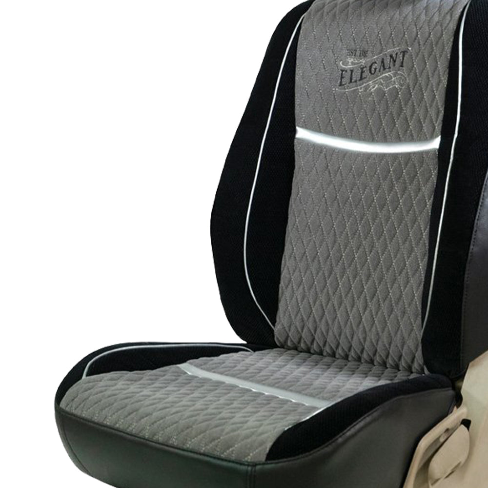Comfy Vintage Fabric Car Seat Cover For Toyota Hyryder with Free Set of 4 Comfy Cushion