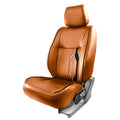 Vogue Trip Plus Art Leather Bucket Fitting Car Seat Cover Tan For Maruti Brezza