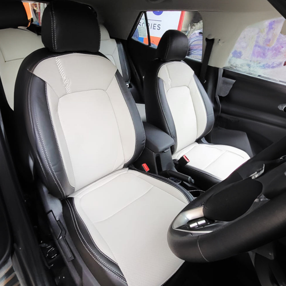 Venti 2 Perforated Art Leather Car Seat Cover For Maruti Wagon R