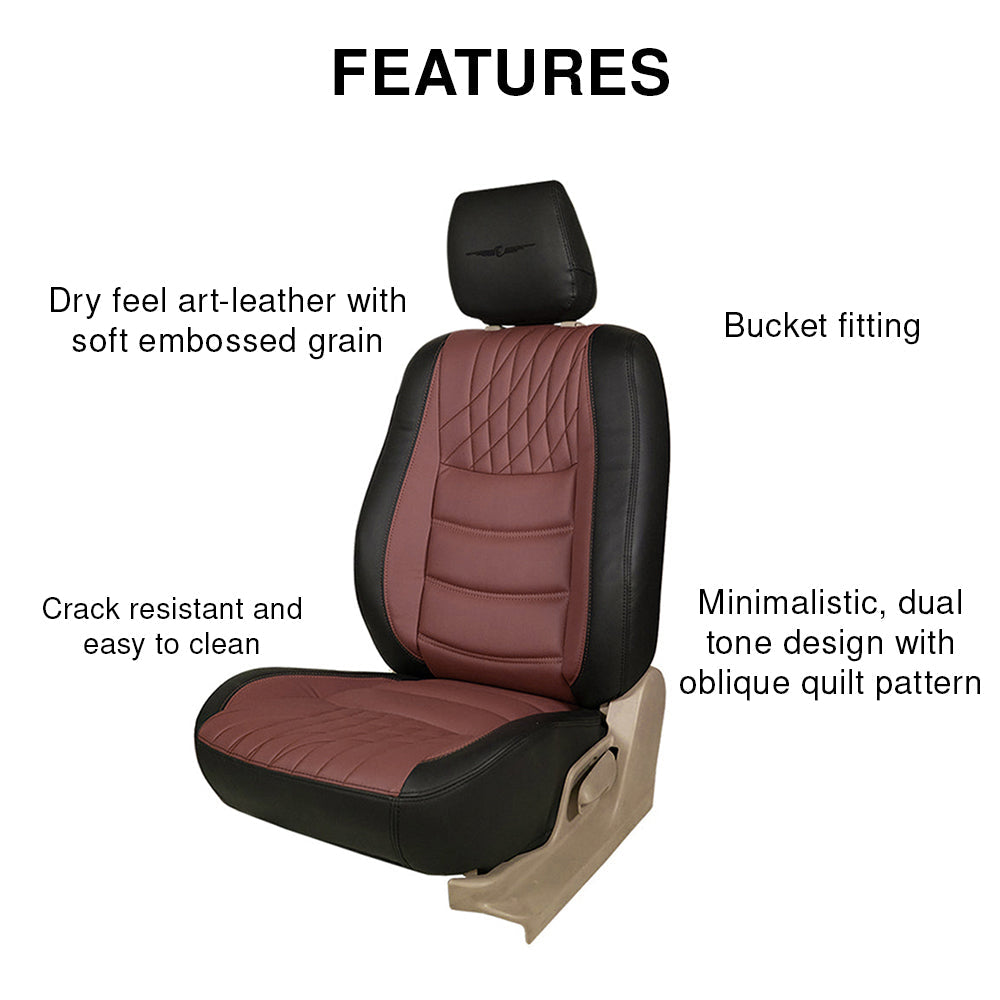 Glory Colt Duo Art Leather Car Seat Cover For Nissan Magnite