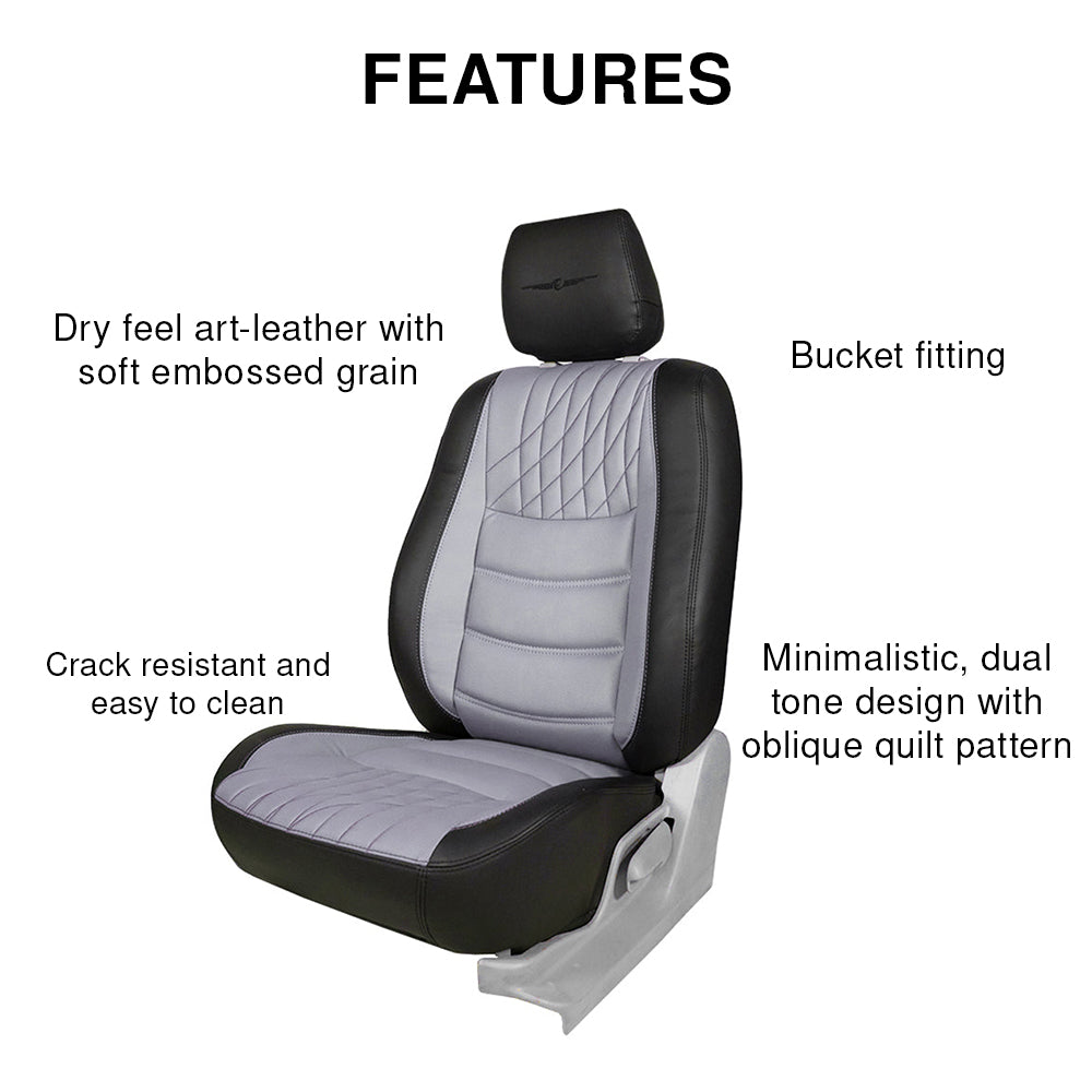Colt Duo Bucket Fit Art Leather Car Seat Cover For Citroen C3