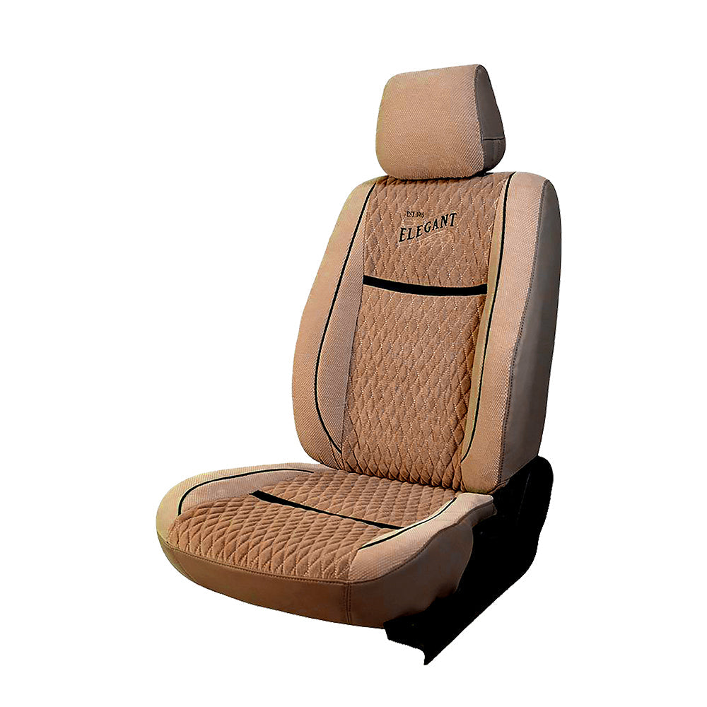 Comfy Vintage Fabric Car Seat Cover For Honda Jazz with Free Set of 4 Comfy Cushion