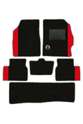 Duo Carpet Car Floor Mat Black and Red For Mahindra XUV500