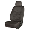 Emperor Velvet Fabric Car Seat Cover Grey For Maruti Brezza