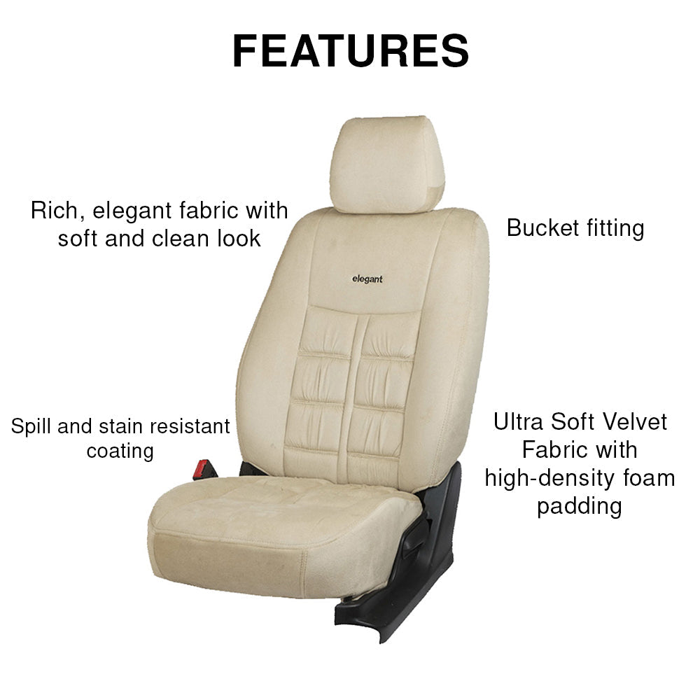 Emperor Velvet Fabric Car Seat Cover For Tata Harrier