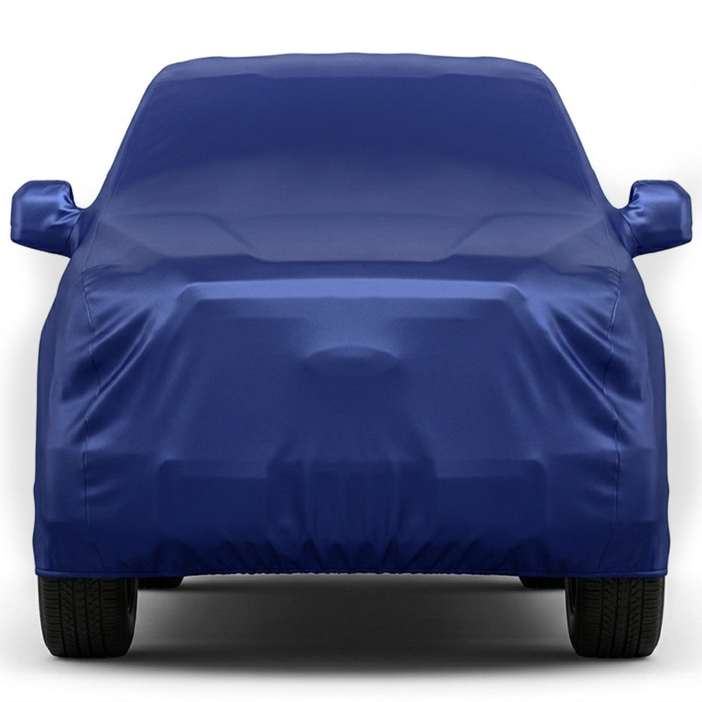 Ford EcoSport Car Body Cover, Heat & Water Resistant with Side Mirror Pockets (PARKER BLUE)