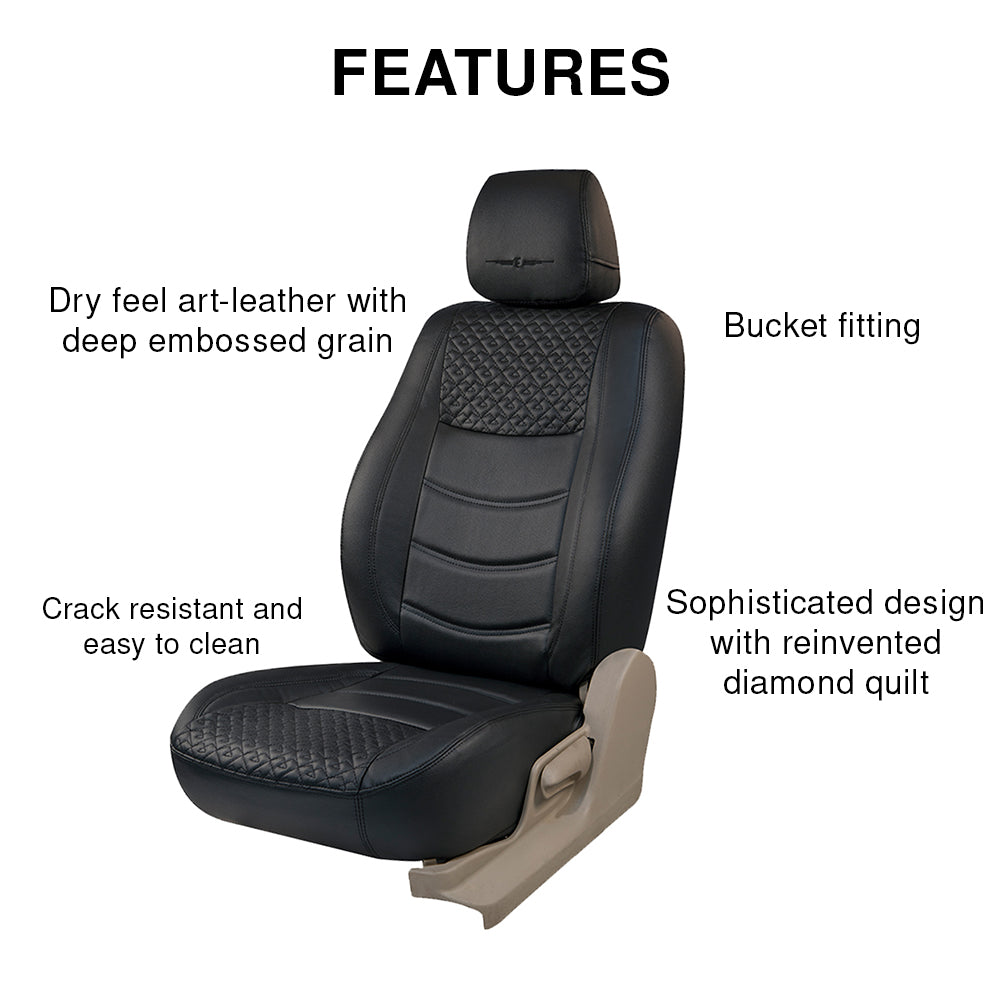 Vogue Galaxy Art Leather Car Seat Cover For Kia Sonet
