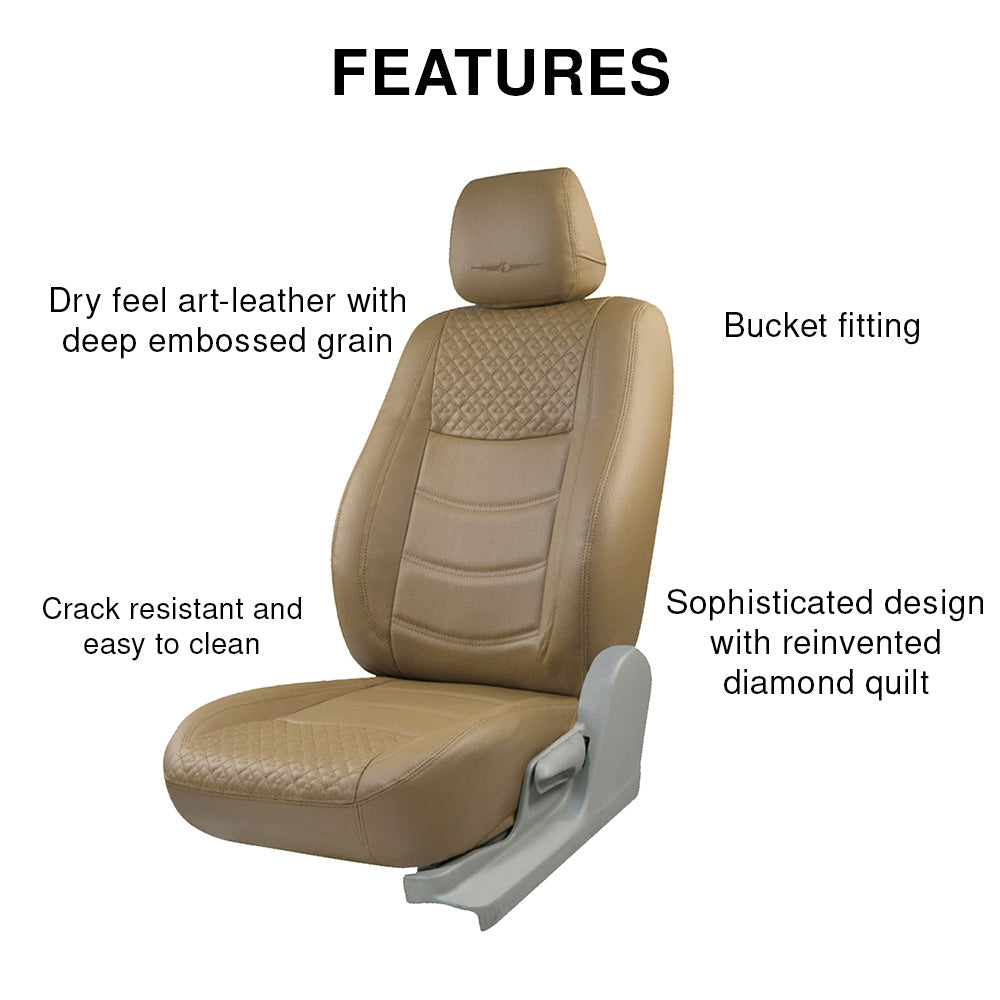 Vogue Galaxy Art Leather Car Seat Cover For Renault Kiger