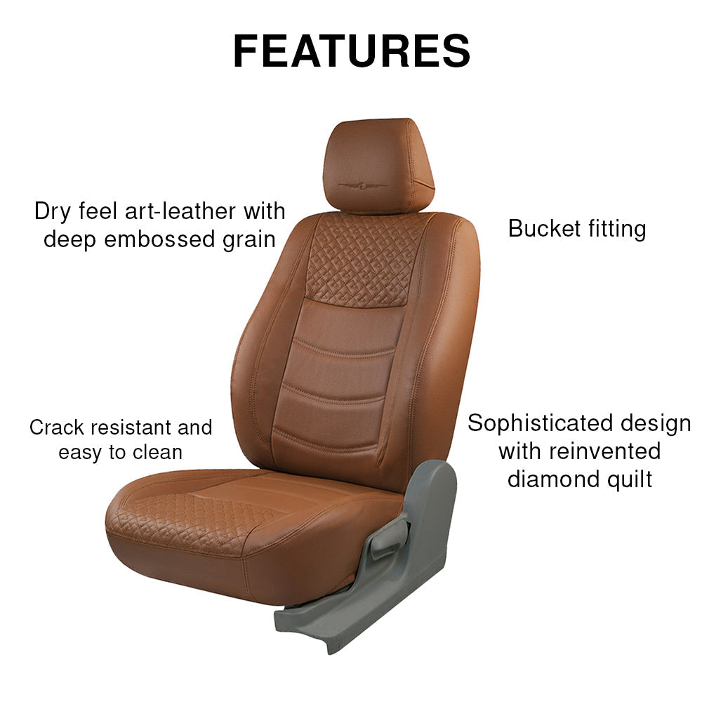 Vogue Galaxy Art Leather Car Seat Cover For Tata Nexon
