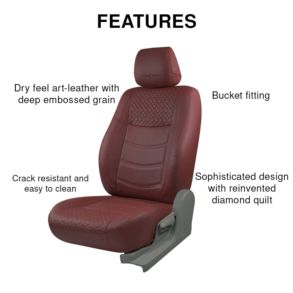 Vogue Galaxy Art Leather Car Seat Cover For Renault Kiger