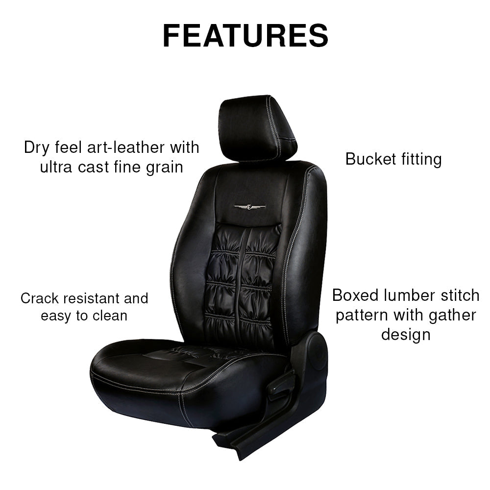 Nappa Grande Art Leather Car Seat Cover For Maruti Baleno