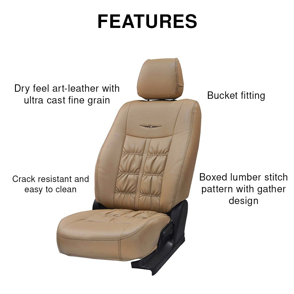 Nappa Grande Art Leather Car Seat Cover For Tata Tigor