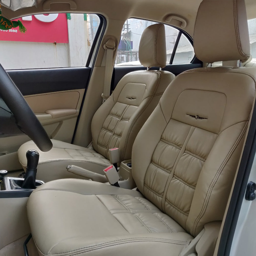 Nappa Grande Bucket Fit Art Leather Car Seat Cover For Maruti Brezza