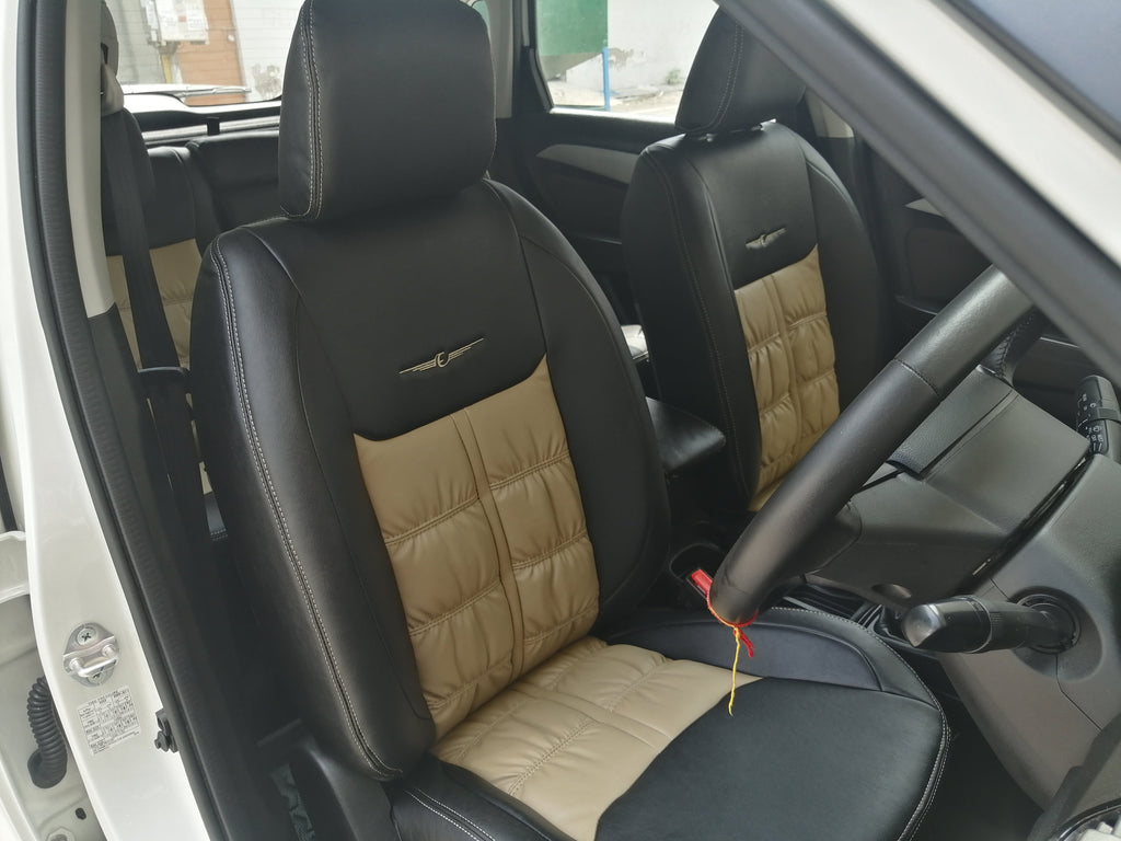 Nappa Grande Duo Art Leather Car Seat Cover For Honda Jazz