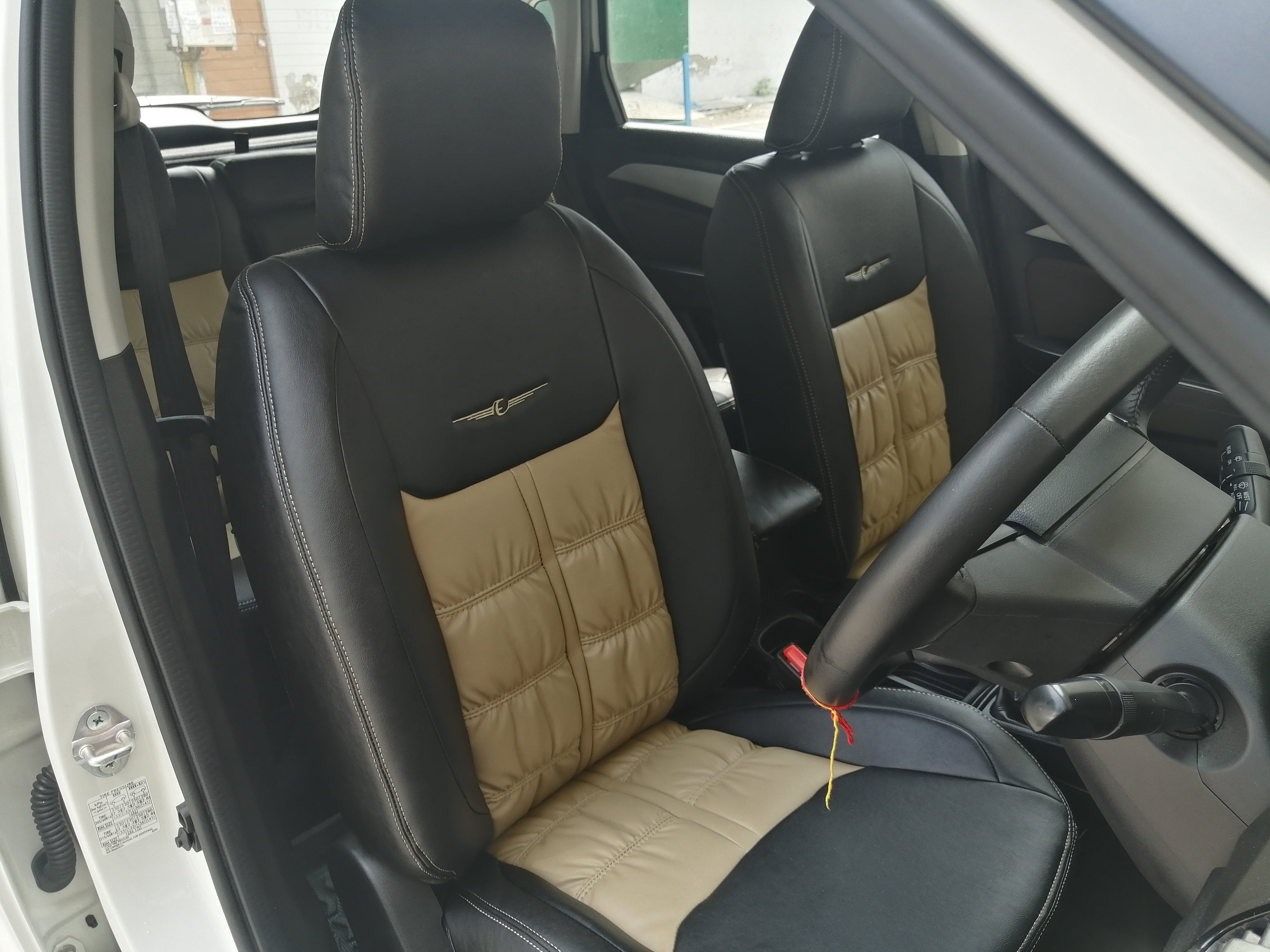 Nappa Grande Duo Bucket Fit Art Leather Car Seat Cover For Maruti Brezza