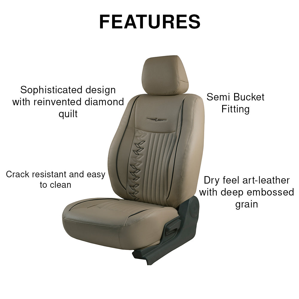 Vogue Knight Art Leather Car Seat Cover For Renault Duster