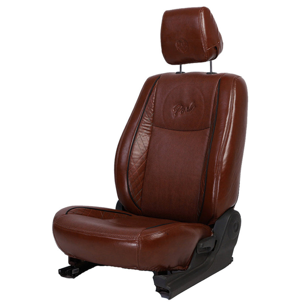 Posh Vegan Leather Car Seat Cover For Maruti Brezza