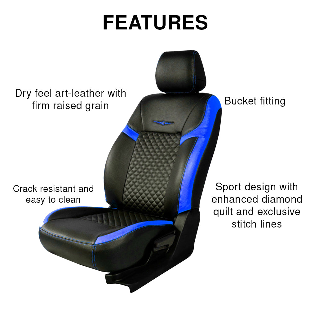 Vogue Star Art Leather Car Seat Cover For Tata Punch