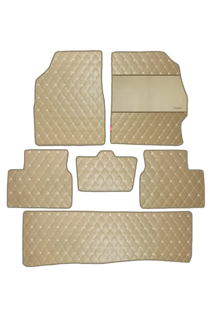 Luxury Leatherette Car Floor Mat For Mahindra Marazzo
