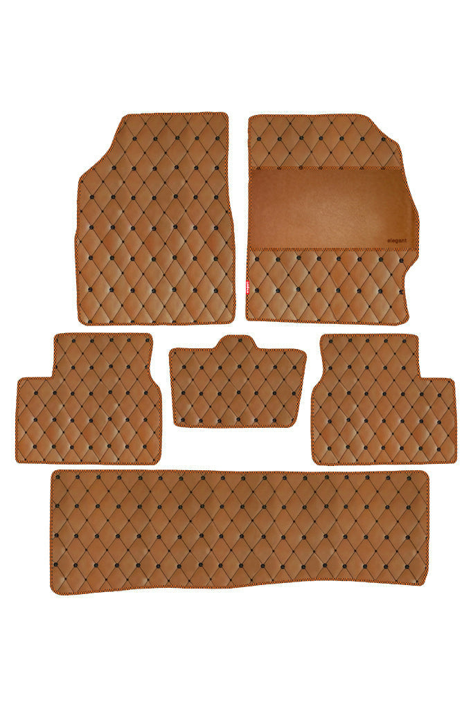 Luxury Leatherette Car Floor Mat For Mahindra Marazzo