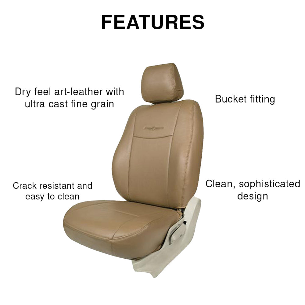 Nappa Uno Art Leather Car Seat Cover For Tata Tigor