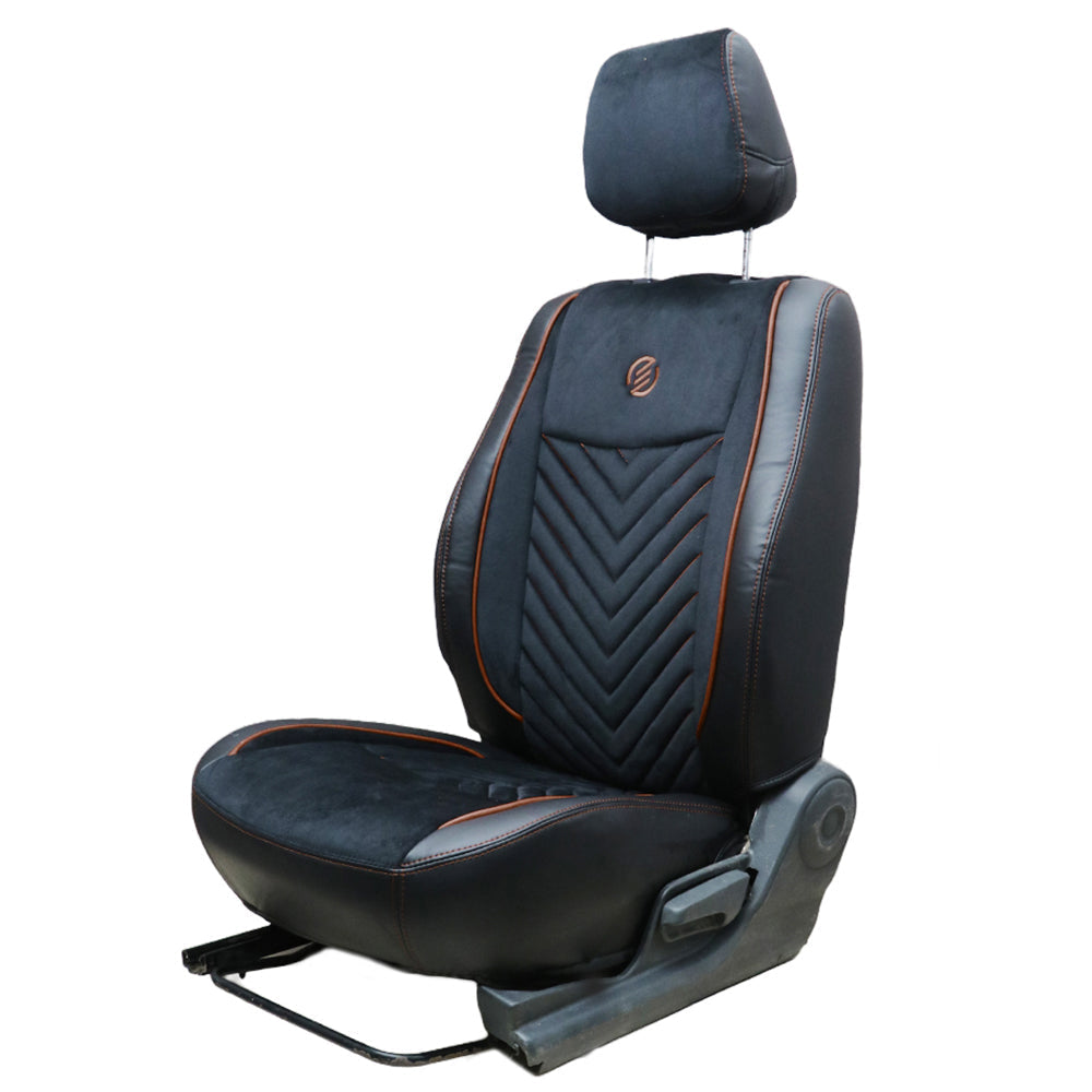 Veloba Softy Velvet Fabric Car Seat Cover For Maruti Fronx